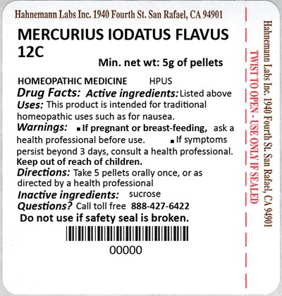 Mercurius Iodatus Flavus 12C 5g.jpg Mercurius Iodatus Flavus 12C 5g - Mercurius Iodatus Flavus 12C 5g